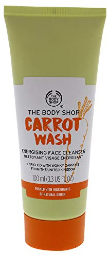 The Body Shop Carrot Wash Energizing Face Cleanser 100ml - this vegan treat leaves skin feeling cleansed, smoother, energised and purified from daily urban grime