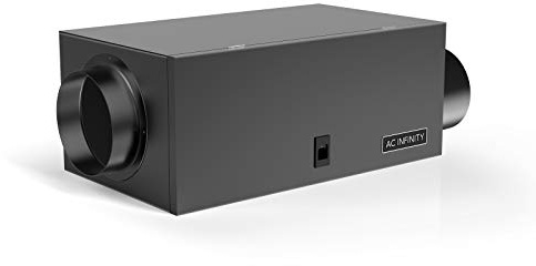 AC Infinity Inline-Filterbox, 150mm, mit hocheffizientem Filter | Robuste Stahlkonstruktion, CVC Filterset für das ganze Haus, geeignet für Inline-Rohrventilatoren von max