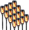 NEXVIN Luces de llamas Solar Exterior Jardin 16 Piezas Antorchas Solares Exterior con llamas Realistas, IP65 Impermeable, Decoración Luces para Césped y Camino, Jardín, Pasillo