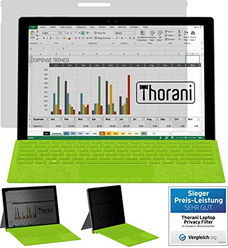 Thorani Privacy Filter-Folie für Microsoft Surface Laptop Studio (14.4) - Sichtschutzfolie schützt vor unerwünschten Blicken
