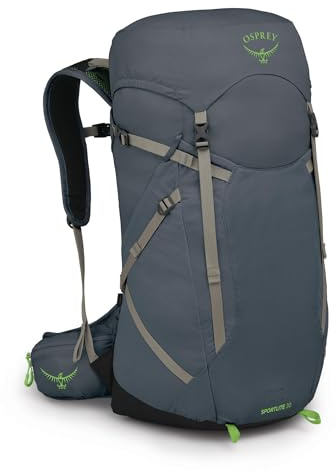 Osprey Sportlite Unisex Rucksack, 30L, Tungsten/Grey Wolf, O/S