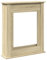 vidaXL Fireplace Surround Sonoma Oak Engineered Wood - Electric LED Compatible, Functional Shelf, Dimensions 75x20x87.5 cm