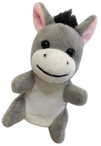 Tierhandpuppen,Fingerpuppen für Kleinkinder - Tierpuppen Plüschtiere | Interaktive Handpuppen, Fingerspielzeug Huhn Esel, Lernspielzeug Stofftier für Rollenspiele, Geschichtenerzählen