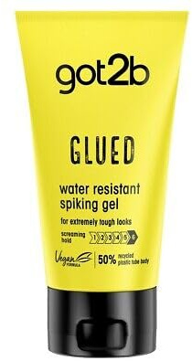 got2b Glued Water Resistant Spiking Gel, Pack of 6, 150 ml