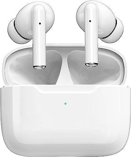 Ecouteurs Bluetooth sans Fil, Casque Bluetooth 5.3 avec 4 ENC Réduction Bruit Mic Écran LED HiFi Son Stéréo 42H Durée Lecture IP6 Étanche Sport Oreillette Contrôle Tactile pour iOS Android