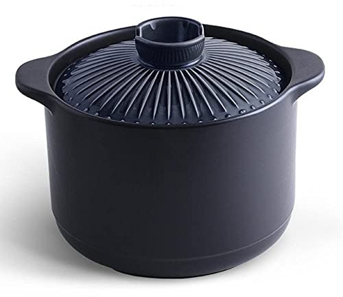 CWCQGH Pentola in Terracotta, casseruola in Ceramica, pentola in Argilla Antiscivolo, Resistente alle Alte Temperature