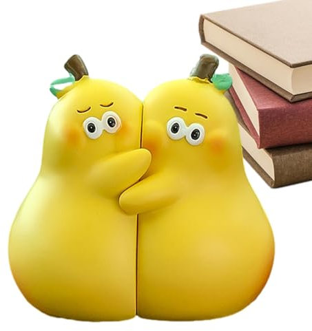 Generisch Süße Auto Dashboard -Spielzeugfigur, niedliche Paar Puppen -Ornamente, Birnenförmige Cartoon -Harzpuppe 2X, Home Table Decoration für den Arbeitsplatz für Heimarbeit