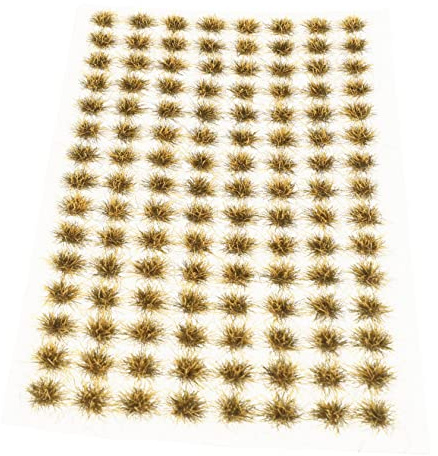 DECOMELODY Boîte De Touffes Herbe Statique Miniatures pour Maquettes Diorama Modélisme Décor Faux Gazon pour Paysage DIY Et Tabletop