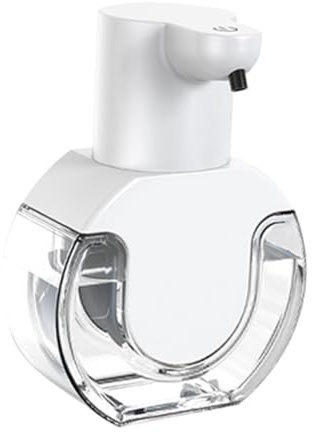 Ipetboom Dispenser Sapone Automatico Touchless Schiumogeno Ricaricabile Da Parete e Tavolo Contenitore Riutilizzabile Con Tenuta Stagna Per Bagno e Cucina Design Moderno Versatile