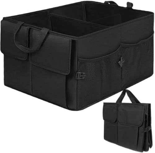 XCUNMMB Auto Kofferraum Organizer für Opel Frontera 2024 2025, Kofferraumtasche für Auto Auto Aufbewahrungstasche rutschfest Auto Organizer Kofferraum