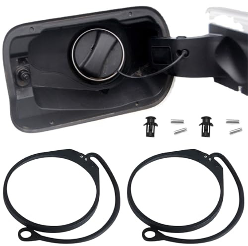 VJUYSW 2-teiliges Set Tankdeckel-Halteband, Gummiband mit Ösenband, universell für die meisten Autotankdeckel, robustes Gummi, Anti-Verlust-Funktion, 2 Stück pro Packung