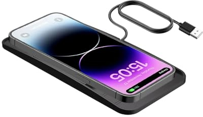 Chargeur de voiture sans fil – Chargeur de téléphone portable pour voitures | Tapis de charge rapide pour téléphones, tablettes, écouteurs, représentants commerciaux, conducteurs, conducteurs de