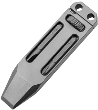 EDC crowbar, titanium pry bar, mini crowbar, EDC pry bar, small EDC lever bar, EDC pry bar, EDC key ring, bottle opener, wrench, screwdriver, EDC multifunctional tool