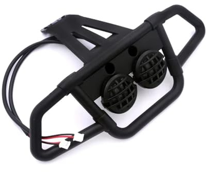 XAQRYQO RC Stoßfänger Für Wltoys 104009 1/10 RC-Auto-Upgrade-Ersatzteilzubehör Rc Crawler Frontstoßstange Mit Licht 104009-1965