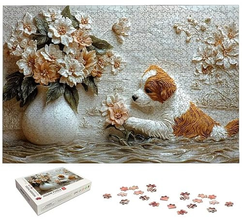Puzzle 1000 Pièces Adultes, Puzzle 1000 Pieces Cependant pour Adultes, Grand Puzzles Bois Animaux avec Boite, Jeu de Concentration pour Toute la Famille, pour Décoration Maison, Cadeau Femme, -6665