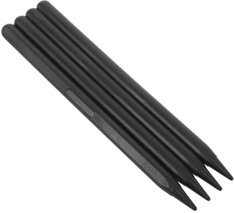 Angoily 4pcs Writing Board Pens Stylus Pen for Drawing Tablet Plastic Precise Touch Control Comfortable Grip Black for Digital Drawing Boards