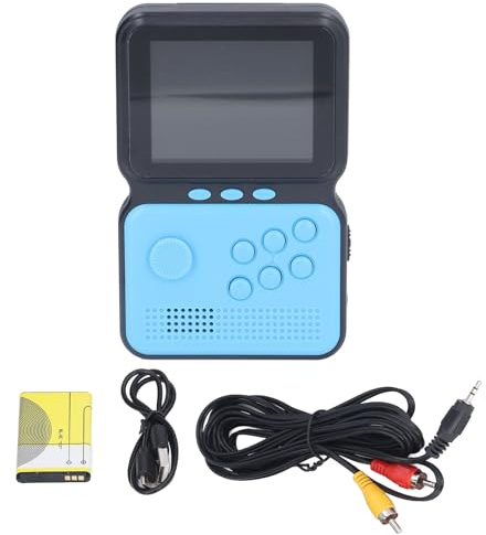 M3 16 Bit Handheld Game Console, Portable Retro Video Game Player with 3.5in Screen, Classic Games for Kids 6 Years Old and Above, Includes AV USB Cables
