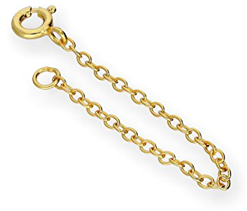 jewellerybox Gold getauchtes Sterlingsilber Zugkette Verlängerungskettchen