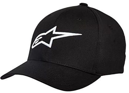 Alpinestars mäns Ageless Curve Baseballkeps, Svart (Svart/Vit), L-XL UK
