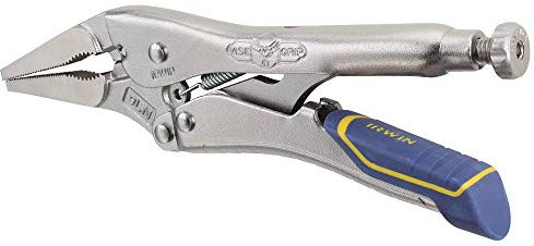 IRWIN Vise-Grip Locking Pliers, Fast Release, Long Nose with Wire Cutter, 9-Inch (IRHT82582)