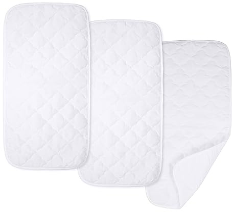 American Baby Company Ultramjuk mikrofiber quiltad vattentät skötbordsunderlägg, 29 cm x 58 cm 3 antal