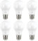 Linkind 8W A60 LED Lampe E27, ersetzt 60W Watt, 5000K Kaltweiß E27 Energiesparlampe 840Lm, 220° Abstrahlwinkel, nicht Dimmbar, 6 Stück