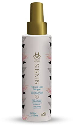 Hydra Senses Forever Care Cologne, Finishing Cologne for Dogs and Cats, Pet Grooming Spray, 4.05 Ounces