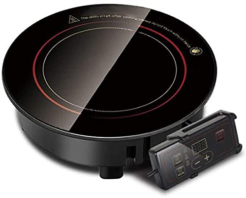 Piastra riscaldante Singola Piano Cottura Elettrico Fornello a induzione 900w Una Persona Una pentola Buffet Piccola pentola Calda Fornello a induzione Rotondo 195mm Piccolo fornel