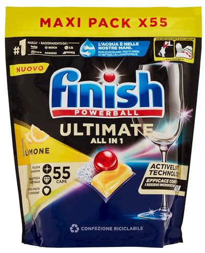 Finish Powerball Ultimate All in 1 Zitrone, 1 Packung à 55 Kapseln