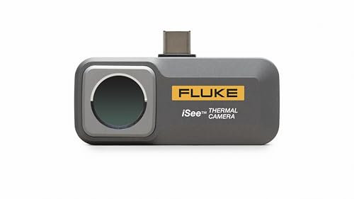 Fluke TC01A 25Hz - iSee Cámara térmica móvil para Smartphones Android, Rango de Temperatura de hasta 1200°F