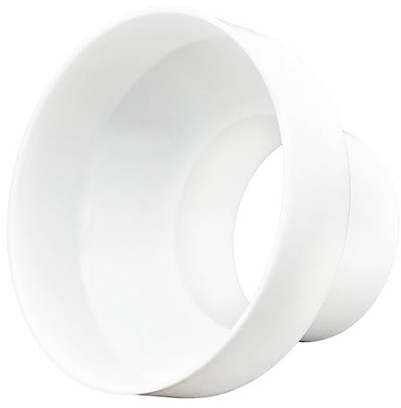 Riduttore da 100 mm a 75 mm, adattatore in PVC per tubi di scarico, scarico, acqua piovana, adattatore per tubo fognario