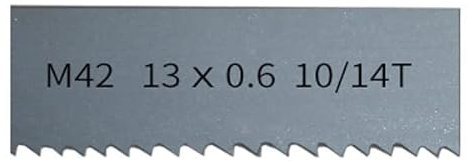 BomDog Bandsaw Blades,Saw Blade Cutting Hardwood, Soft Metal M42 Bi-Metal 1 Piece Band Saw Blade/10-14 Tpi/Length 1400Mm
