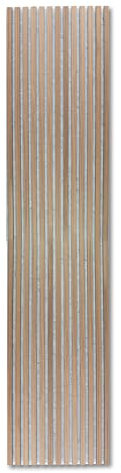 Kaiser plastic Akkustikpaneele Eiche oder Walnuss | mit grauem Filz | moderne Wandverkleidung | akustische Wandpaneele | in verschiedenen Formaten (Eiche, 240 x 40 cm)