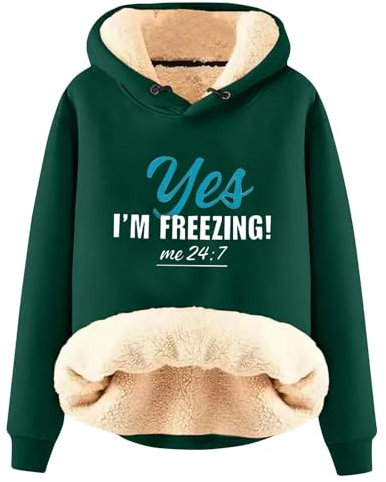 Uwdiohq Damen Hoodie Maritim Baby Pullover Unifarben Fleecejacke Mit Kapuze Beige Sweatshirt Weiß s Winter Sweatjacke Maedchen 140