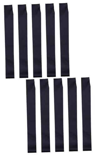 LIFKOME 10 Stk Zeremonieller Gürtel Schärpen Schärpe Selber Bedrucken Multifunktions-partyschärpe Tägliches Sammeln Leerer Schärpe Schwarze Schärpe Tägliche Sammeldruckschärpe Stoff