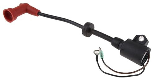 MKVAXR Zündspule for Boote, Zündlegierungsspule for Außenbordmotoren, Bootszubehör, Marine, 9,9 15 PS, 2-Takt, for Yamaha, 1996-2006 Marine-Zündspule