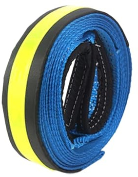 Per auto, camion, rimorchi, SUV Fune di traino for auto da 8 tonnellate con gancio a U, grillo ad alta resistenza e striscia riflettente