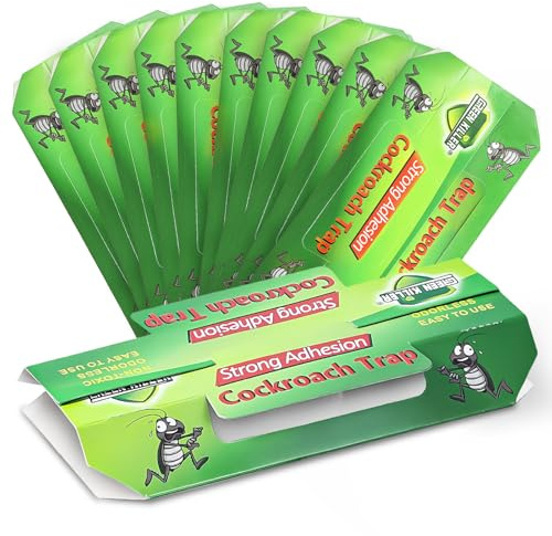 AMFUN Trappole Scarafaggi, 27 Pezzi Trappola Ragni per Disinfestazione Casa Anti Blatte, Appiccicosa Cattura Ragni per Cucina, Bagno, Camera da Letto, Ufficio