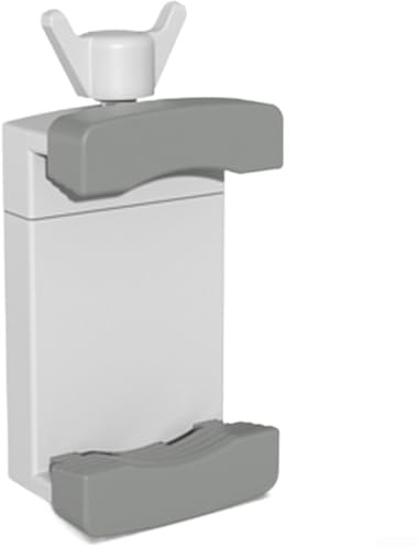 Soporte giratorio de 360 grados con abrazadera de manguera segura para cámara de cuna, soporte ajustable para dispositivos de montaje de trípode de 1/4 pulgadas (A)