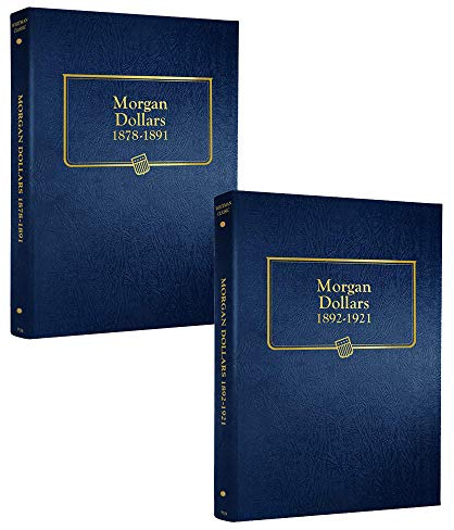 Whitman US Morgan Dollar Album Two Volume Set 1878-1921#9128 and #9129