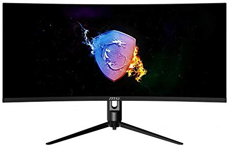 MSI Optix MAG342CQRV - Monitor Gaming Curvo de 34 LED UWQHD 100Hz (3440x1440p, Panel VA, 1 ms respuesta, brillo 250 nits, Anti-glare) negro