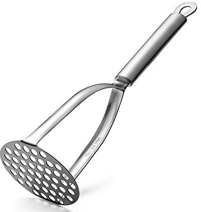Kakamono Potato Masher,18-10 Stainless Steel Potato Masher,Mashed Potatoes, Vegetables and Fruits.Cooking and Kitchen Gadget.