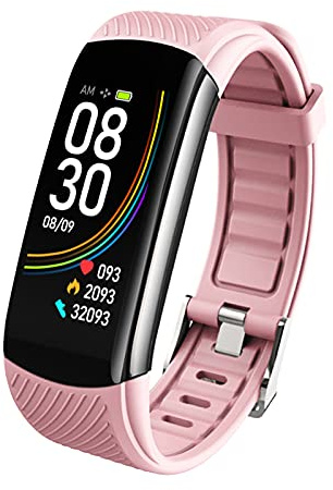 MicLee Women's Men's Smart Watch Fitness Wristband, Bluetooth Activity Tracker, Waterproof IP67, high-definition screen, multi-language, USB portable charging, Sports watch, for iOS and Android