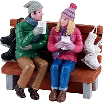 Lemax Figura 12046 Caddington Village: Bebedores de Cacao Caliente