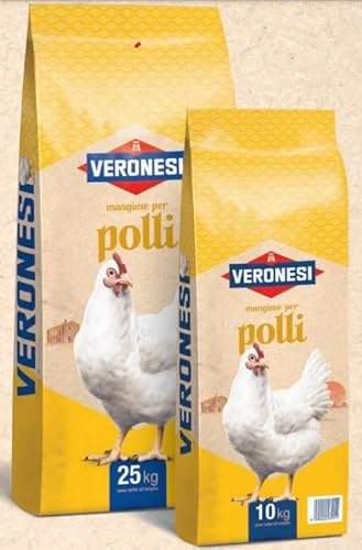 Mangime Veronesi per l'allevamento degli animali da compagnia in ambiente rurale (Polli ORO 13, 25 kg)