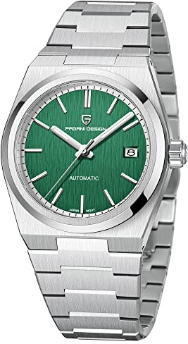 Pagani Design orologi da uomo giapponese NH35 movimento automatico subacqueo meccanico sport impermeabile vetro zaffiro orologio da polso in acciaio inox