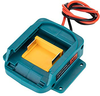 for Power Battery Adapter Wheel for Makita 18V LXT Battery with 14 AWG Wire Connector for BL1850B, BL1860B,BL1830B,BL1840B,BL1820B for DIY Rc Car Toys, Robotics and Rc Truck