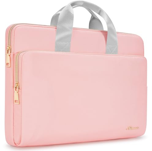 KIZUNA Laptop Tasche 16 Zoll Laptoptasche 15.6 Notebook für 16 MacBook Pro M5 Max & M4/Lenovo IdeaPad Flex 5i/IdeaPad 5 Pro/Legion Pro 5/Slim 3i/HP/Acer/Dell XPS 16/ASUS,Rosa(Keine Schulterriemen)