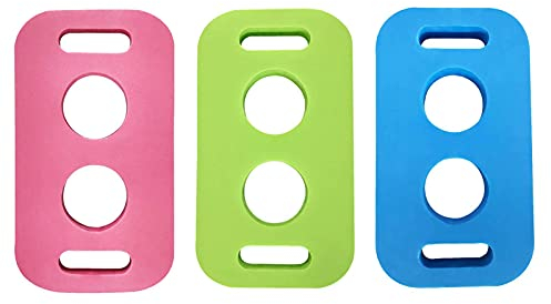 Lot de 3 connecteurs de nouilles de natation, aides à l'entraînement à la natation trouées pour nouilles de natation en mousse, accessoires de natation pour enfants et adultes, 6,5 cm de diamètre