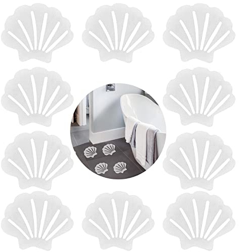 Rapidbok 20 Stück Sticker Anti-Rutsch, Anti Rutsch Badewanne Aufkleber, Selbstklebende Badewannen Sticker, für Schwimmbäder, Boote (Transparent)